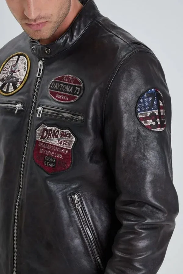 Chaqueta Hombre Daytona Martins Lamb Ermis Black