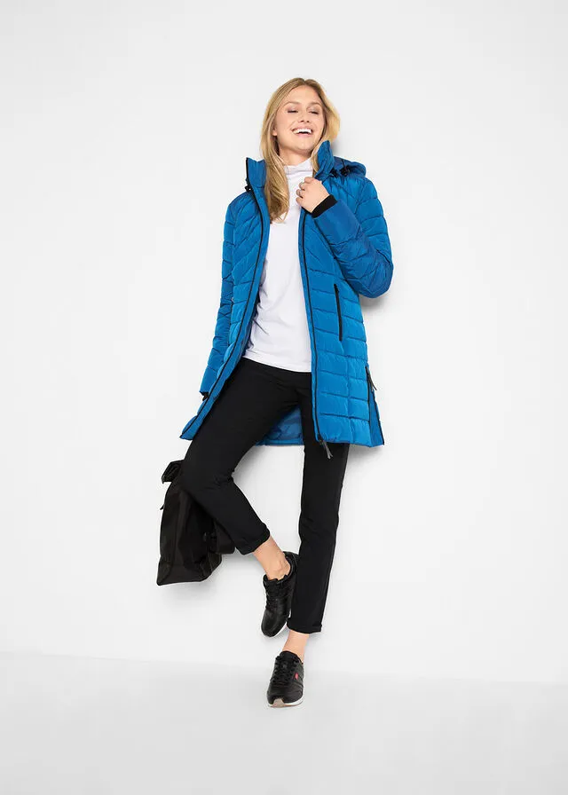 Chaqueta larga acolchada con relleno Azur