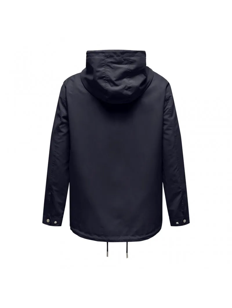 Chaqueta lisa con capucha, Only Carmakoma