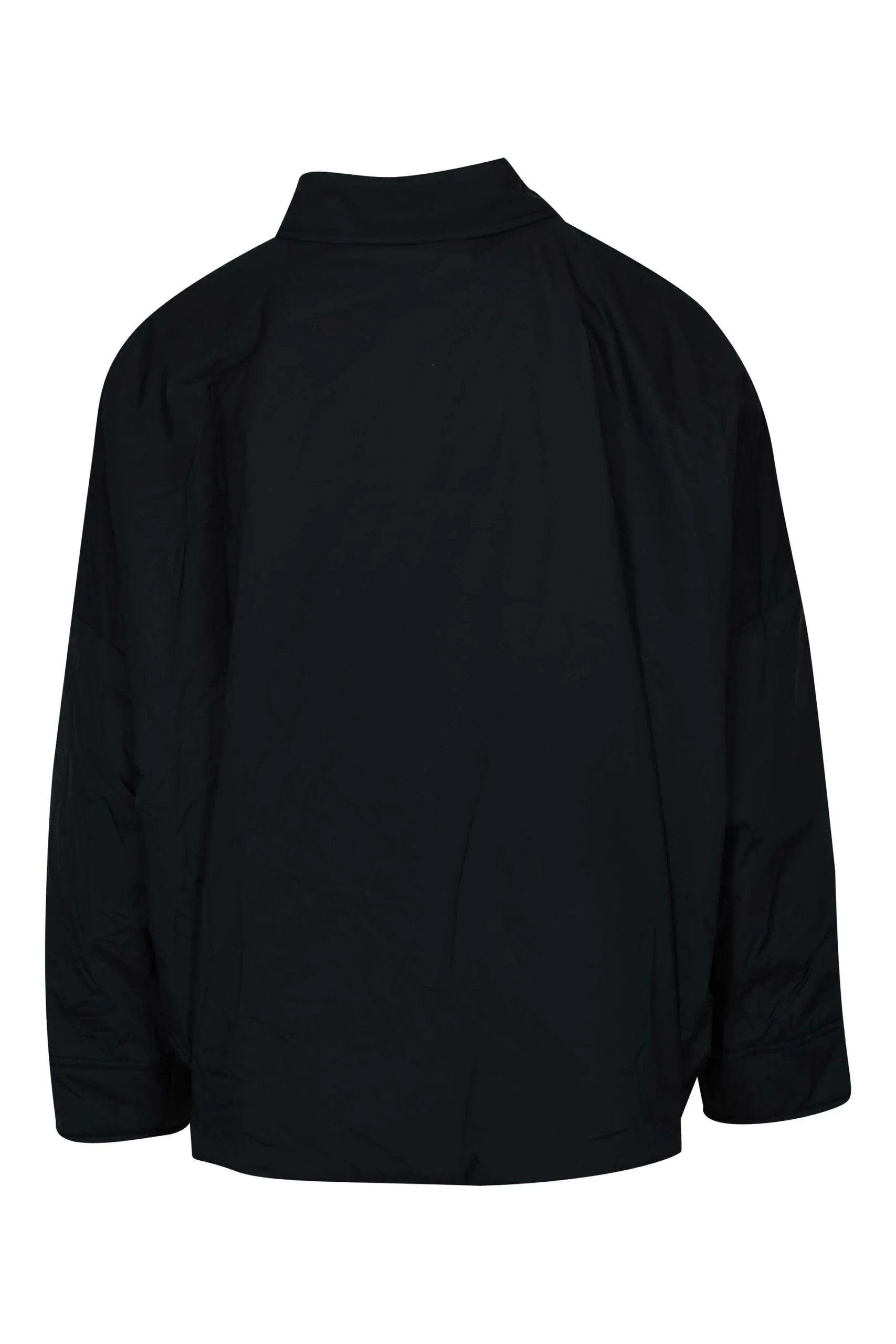 Chaqueta negra tejida