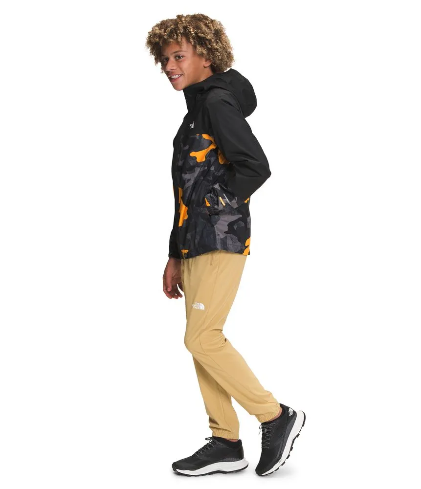 Chaqueta Printed Antora Rain Impermeable Negra Niño The North Face
