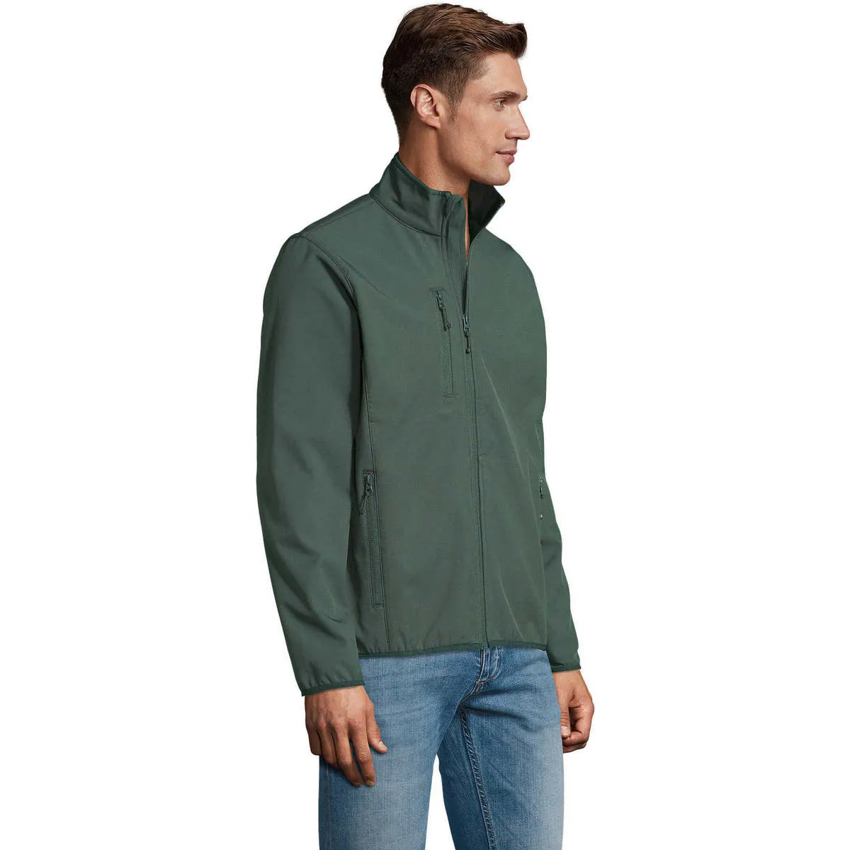 CHAQUETA SOFTSHELL DE HOMBRE CON CREMALLERA