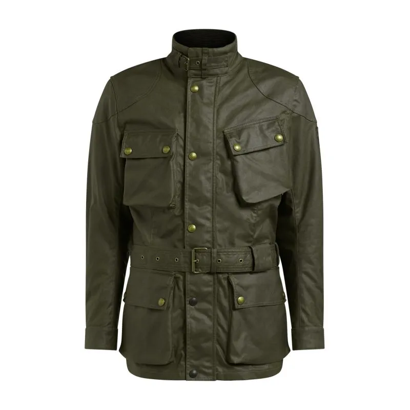 CHAQUETA TRIALMASTER PRO WAX10OZ OLIVE GREENBELSTAFF
