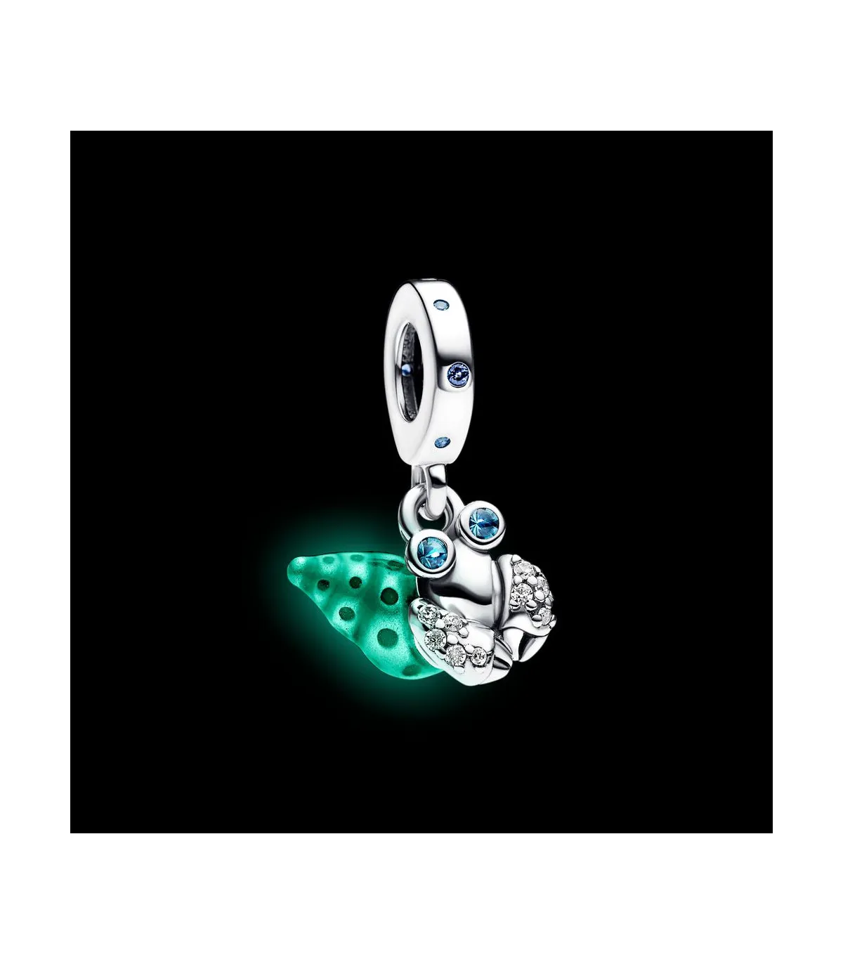 CHARM COLGANTE PANDORA CANGREJO ERMITAñO QUE BRILLA EN LA OSCURIDAD  792700C01