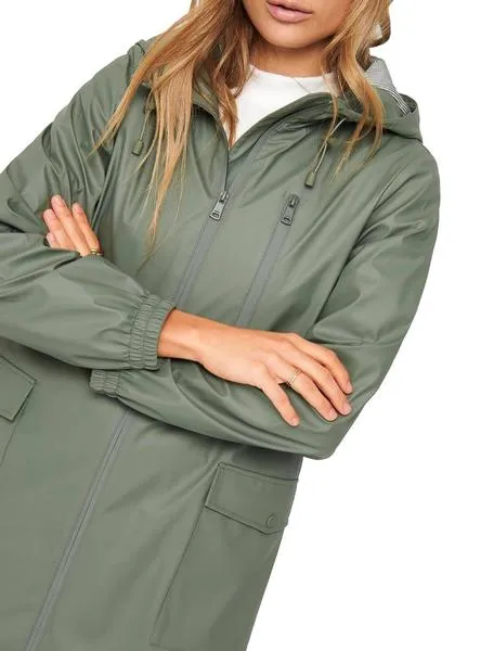chuvasquero only emma verde para mujer