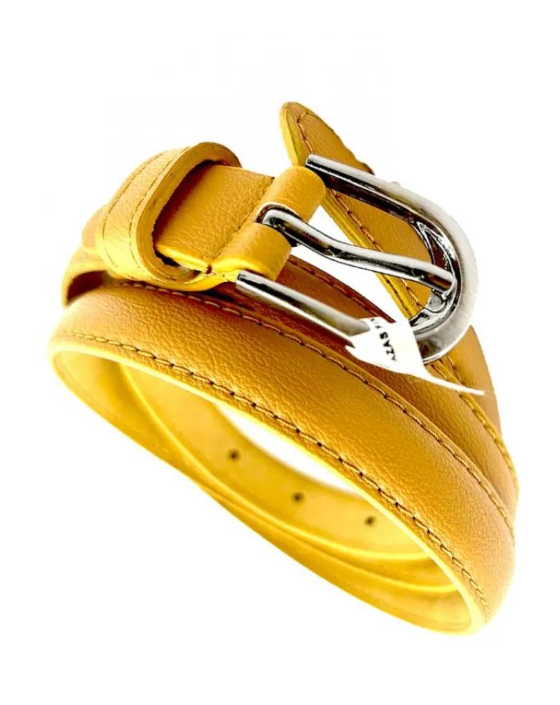 CINTURONES MOSTAZAS FINOS PARA MUJER QUE ESTILIZA EL LOOK
