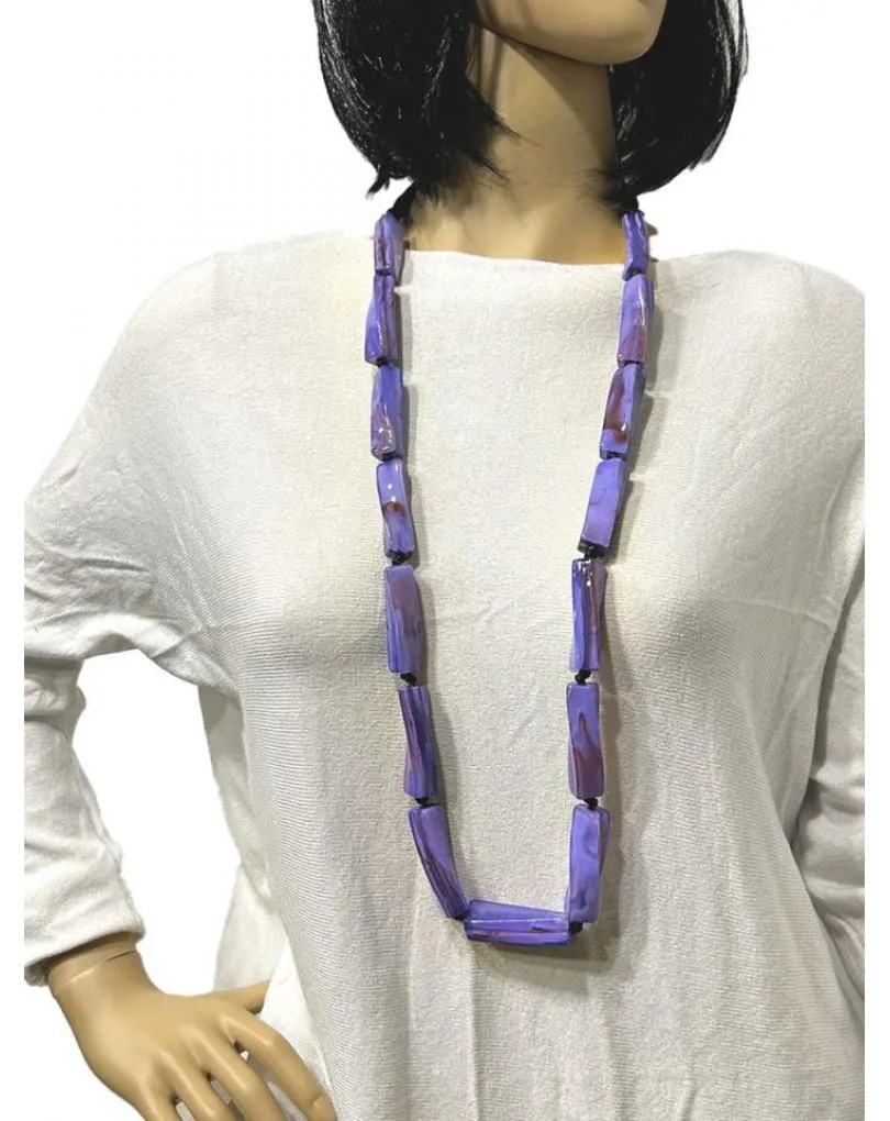 COLLARES MORADOS TONO LILACEO PARA SALIR DE TARDEO CON AMIGAS