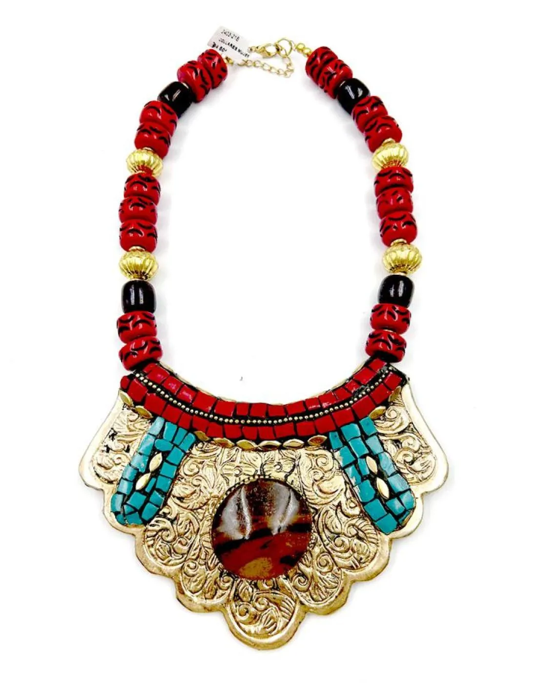 COLLARES MUJER ROJOS ESTILO BOHO Y TRIBAL QUEDA PRECIOSO Y ORIGINAL