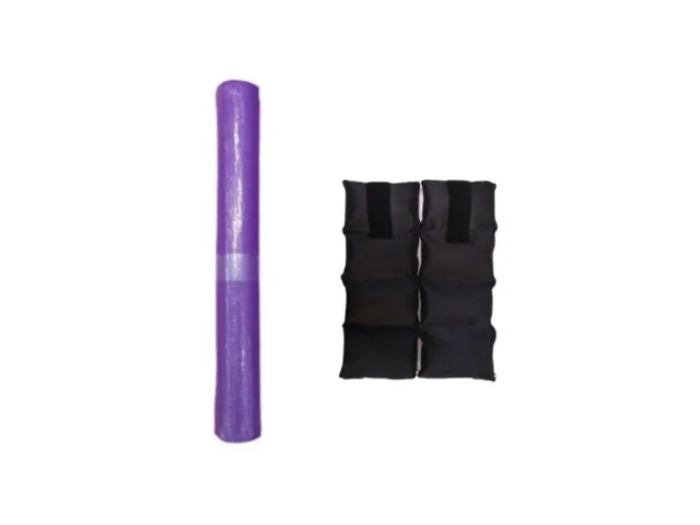 Combo Gym!! MatYoga Violeta + Tobillera 3 Kg