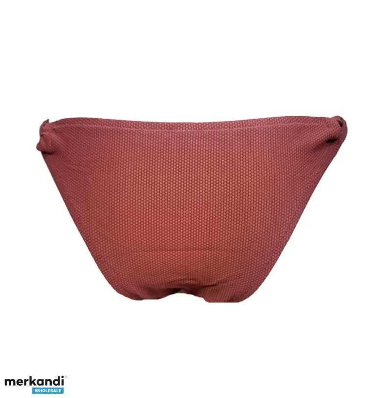Conjuntos de bikini preformados con textura marrón óxido para mujer