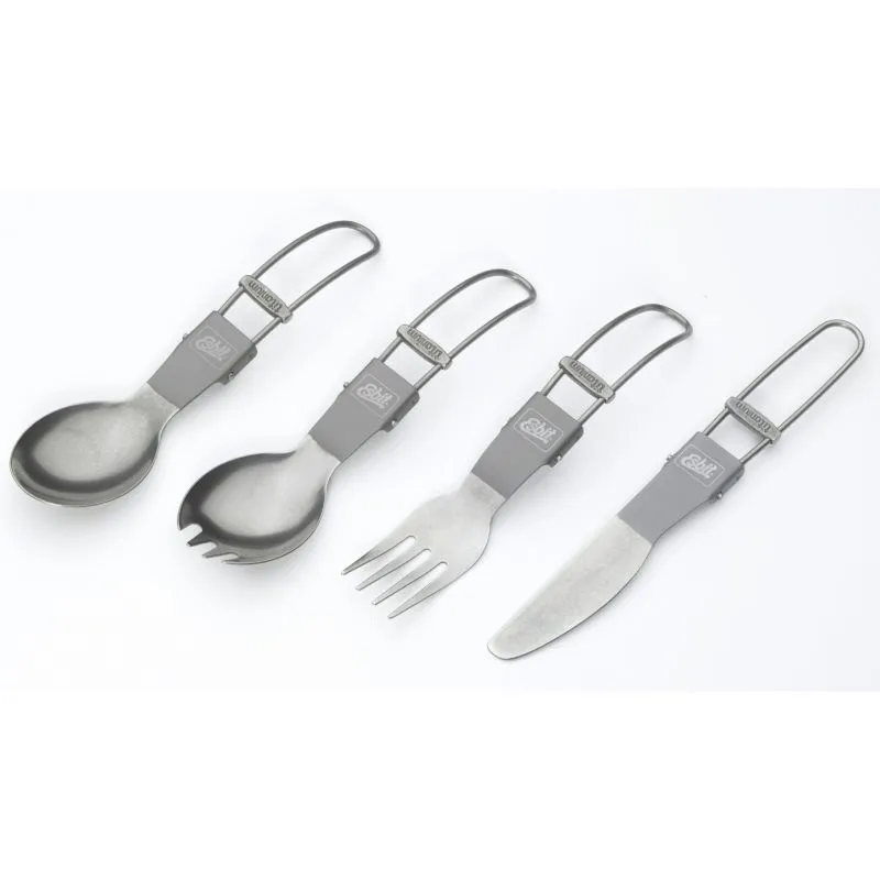 CUBIERTOS ESBIT CUCHARA/TENEDOR PLEGABLE DE TITANIO (FSP18TI)