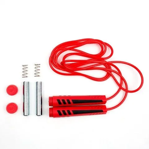 Cuerda para saltar con pesos Fitness Everlast Roja 