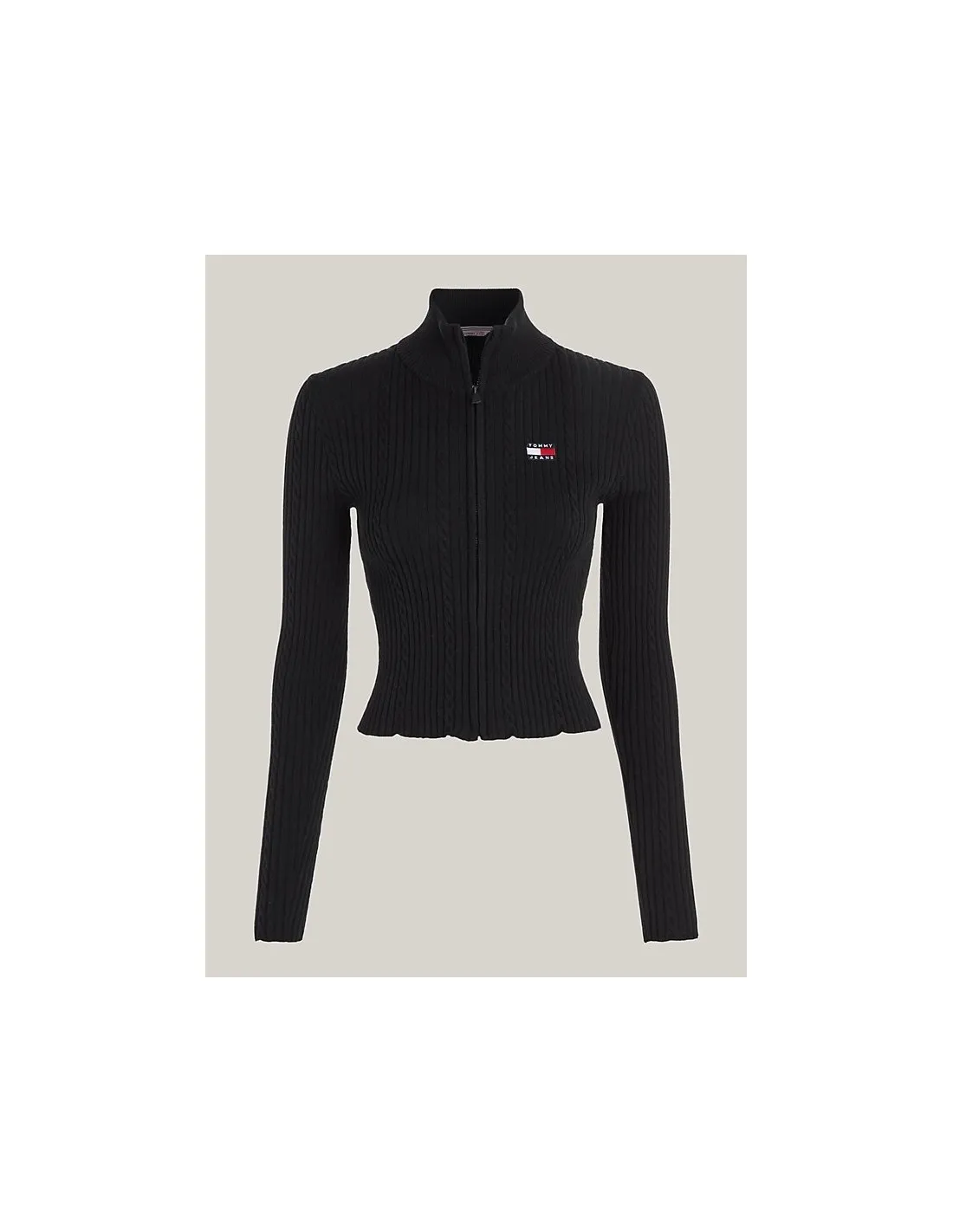 Cárdigan de corte slim con cremallera de Tommy Jeans