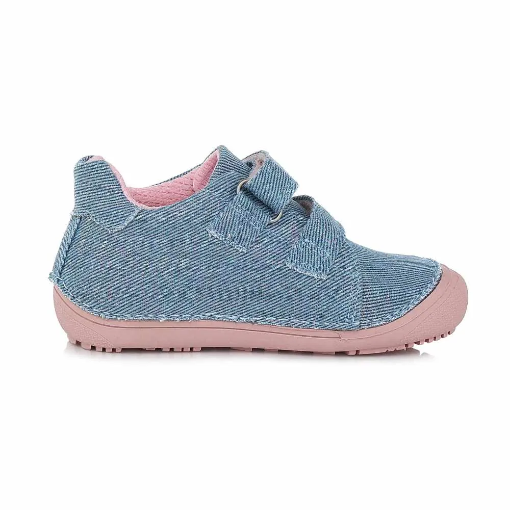 D.D.Step Zapatillas Respetuosas Flores Jeans Azul