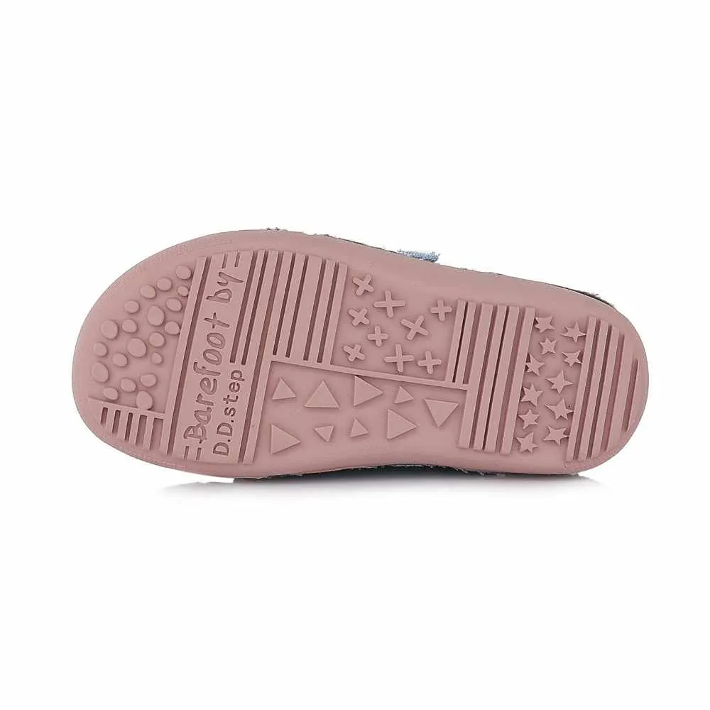 D.D.Step Zapatillas Respetuosas Flores Jeans Azul