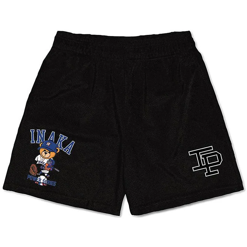 Deportes Fitness Inaka Shorts Hombres Mujeres Clásico Gimnasio Baloncesto Shorts Entrenamiento Malla Inaka Power Shorts Moda Cas