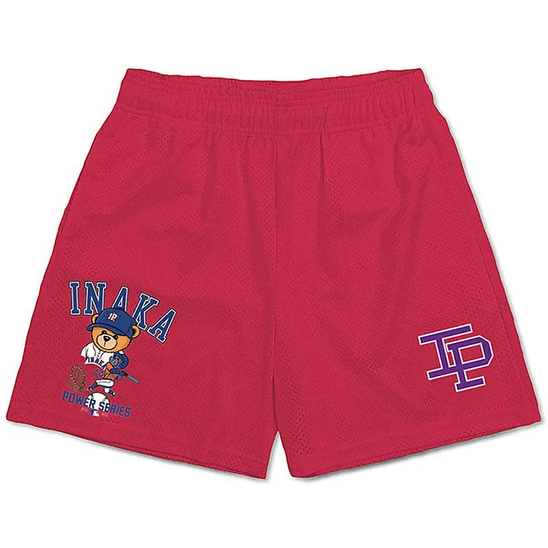 Deportes Fitness Inaka Shorts Hombres Mujeres Clásico Gimnasio Baloncesto Shorts Entrenamiento Malla Inaka Power Shorts Moda Cas
