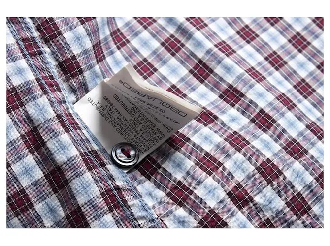 Dsquared2, camisa de leñador a cuadros Multicolor 