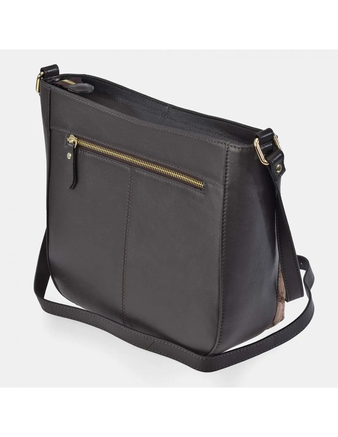 EL CABALLO Bolso de hombro para mujer calidad piel Serraje