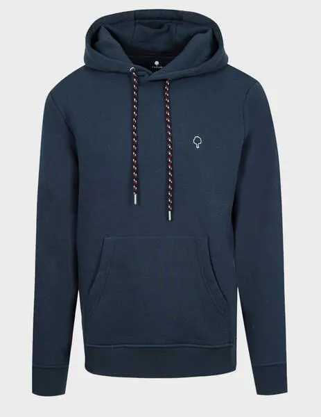 Fagou Dirac Sudadera con capucha azul marino para hombre