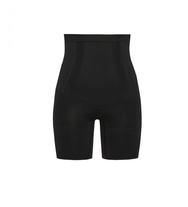 Faja pantalón súper reductora de talle alto nude negro
