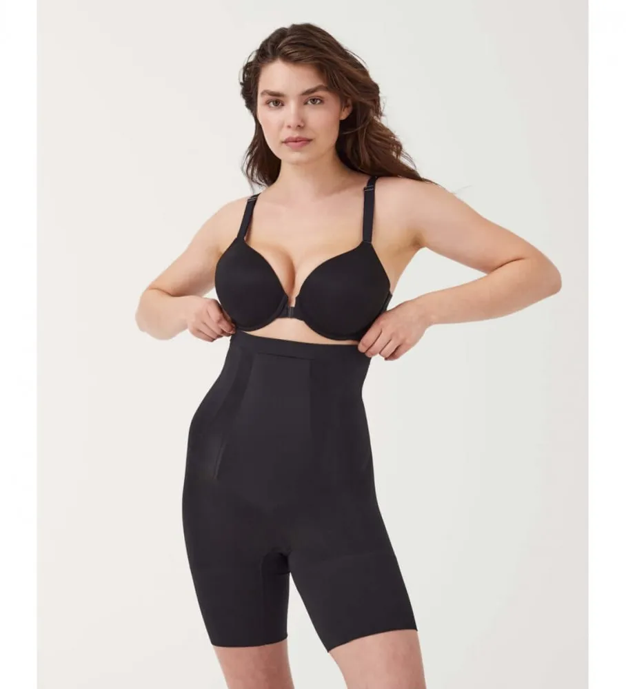 Faja pantalón súper reductora de talle alto nude negro