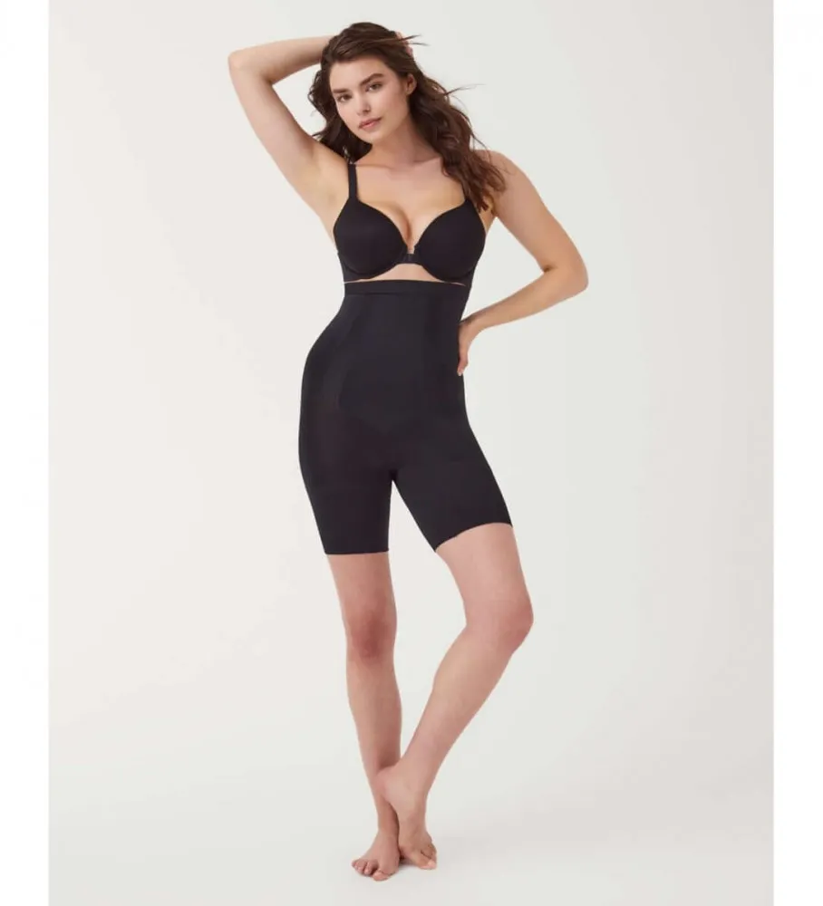Faja pantalón súper reductora de talle alto nude negro