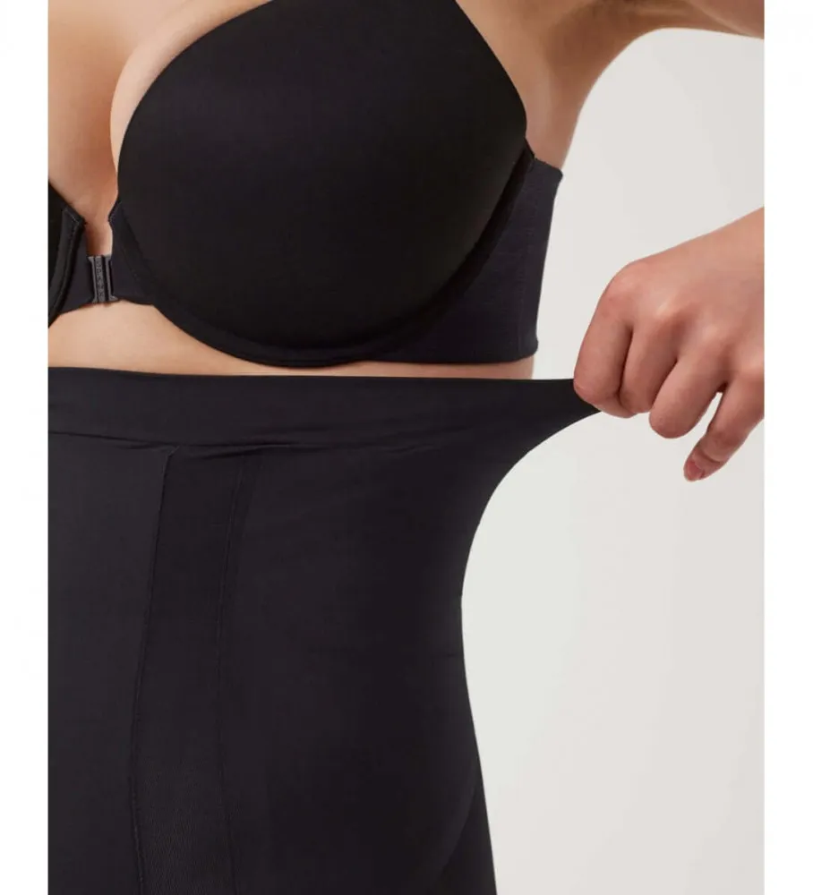 Faja pantalón súper reductora de talle alto nude negro
