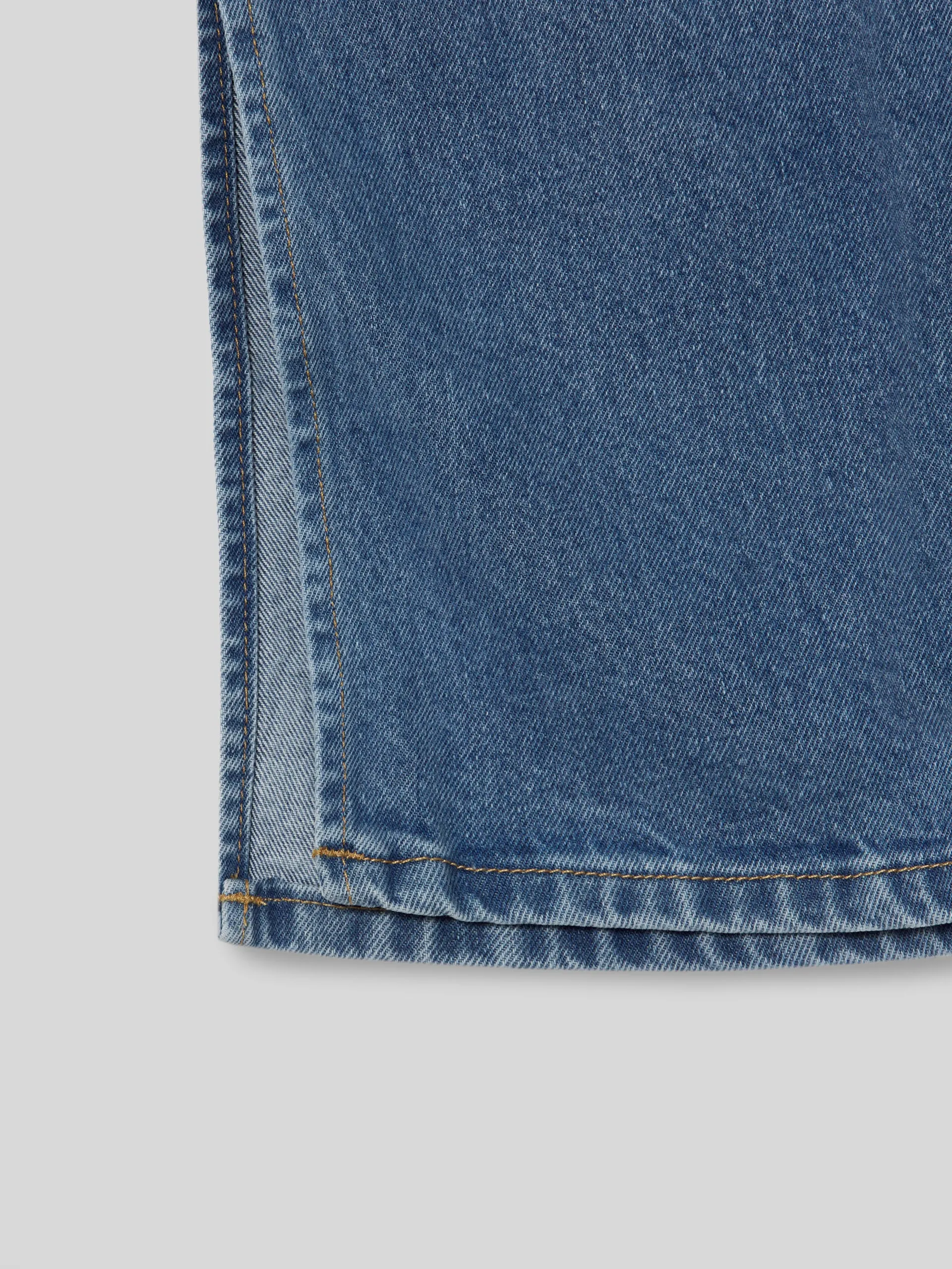 Falda midi denim medio