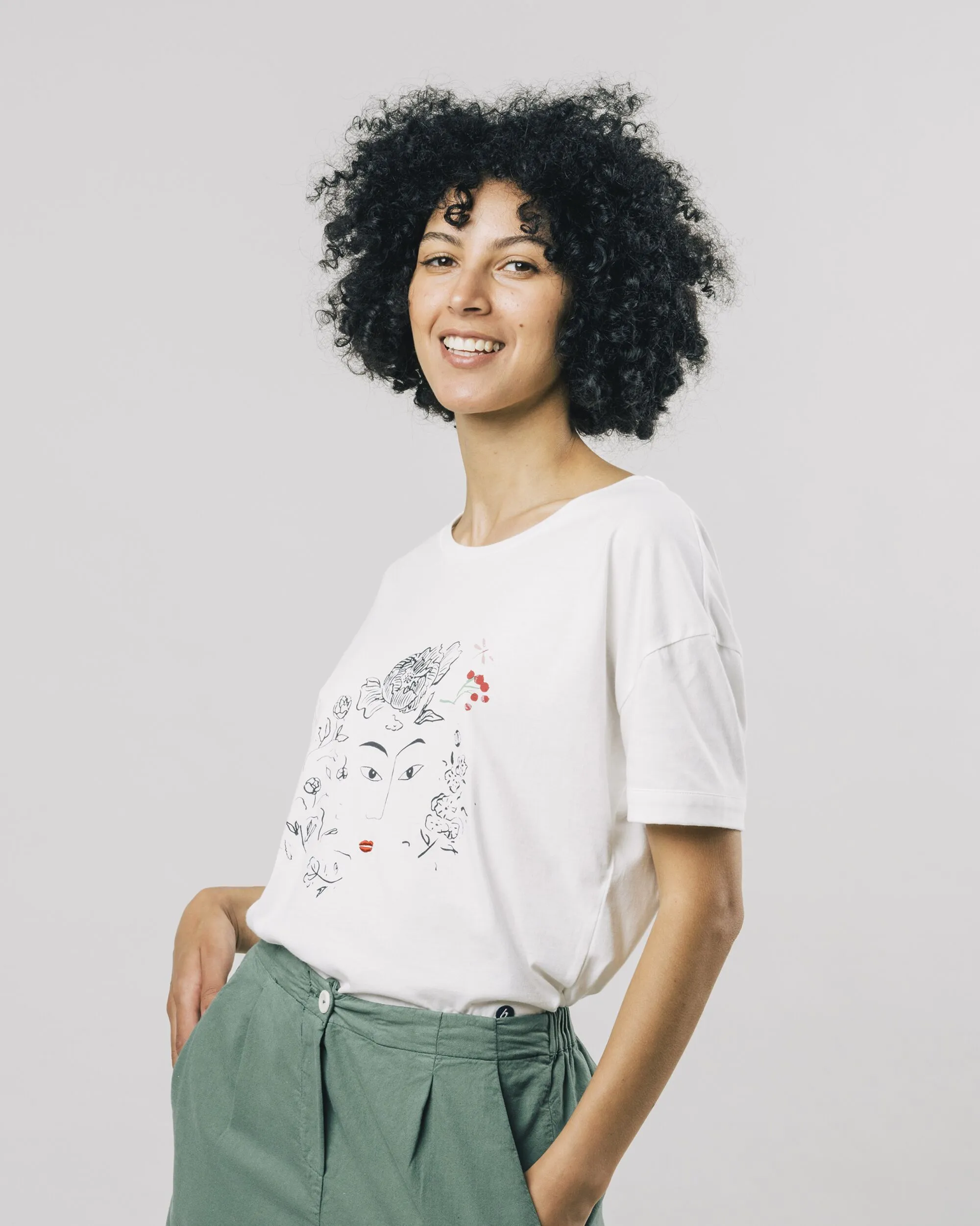 FLOWER FACE TSHIRT