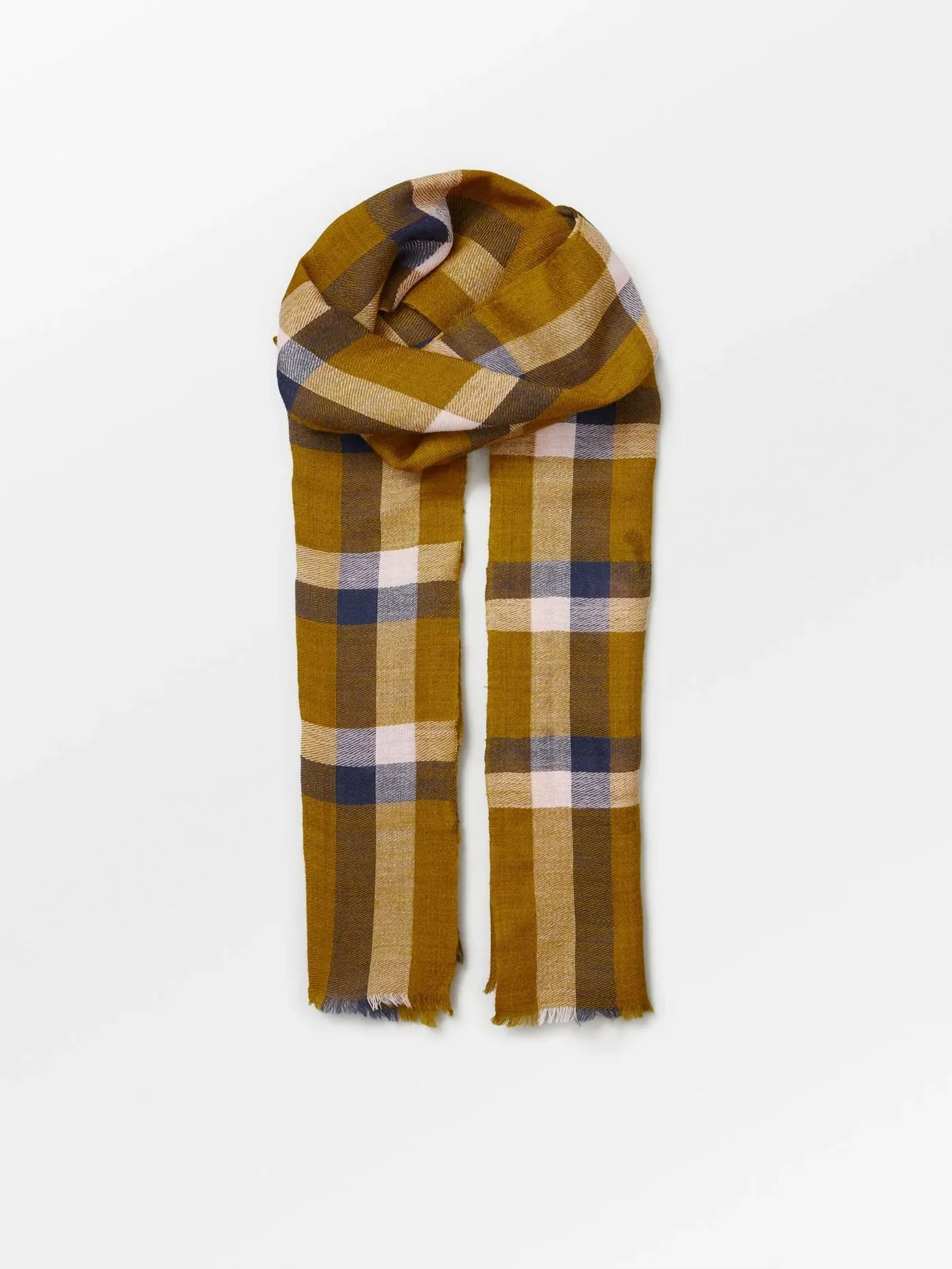 FOULARD CUADROS CAMEL