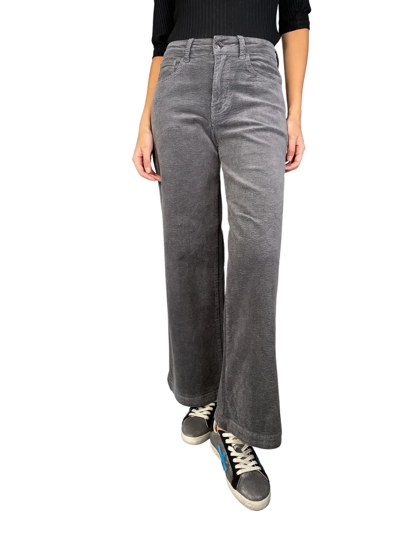 FROENS Pantalón Cotele Gris
