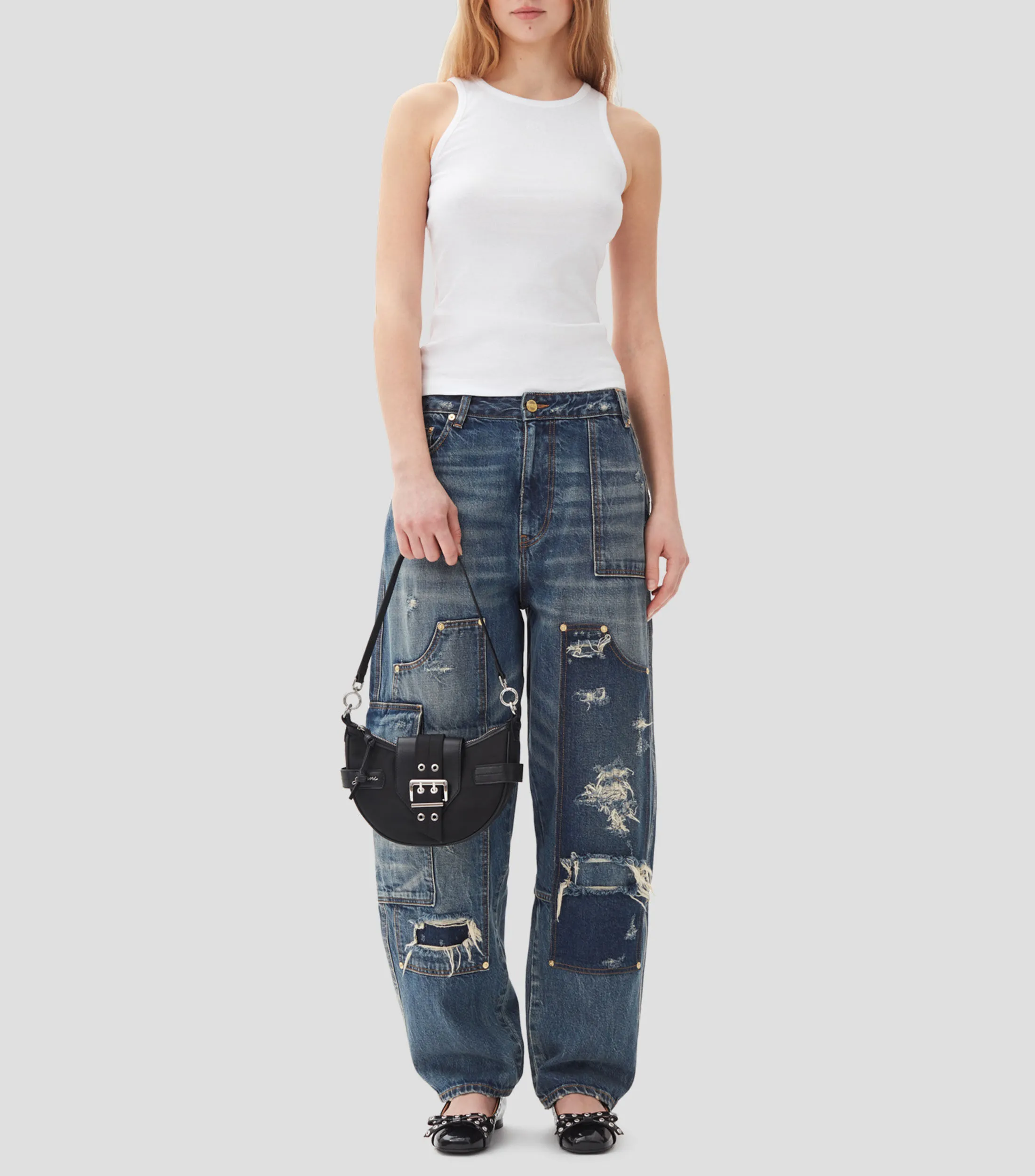 Ganni Bolso shoulder Mujer