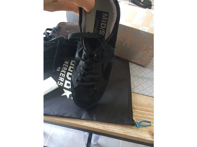 Golden Goose Medio / estrella Negro 