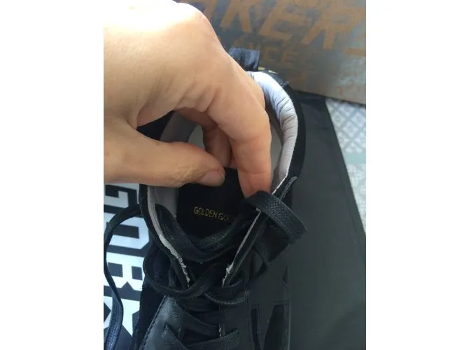 Golden Goose Medio / estrella Negro 