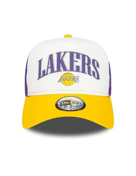 gorra new era nba trucker retro lakers de hombre.