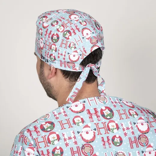 Gorro Cirujano Goma Navidad Santas