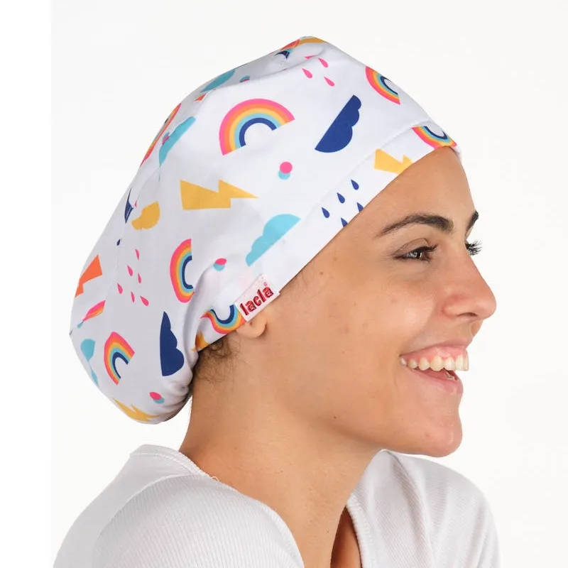 GORRO SANITARIO OUTLET CON GOMA DIBUJOS TORMENTA  LACLA
