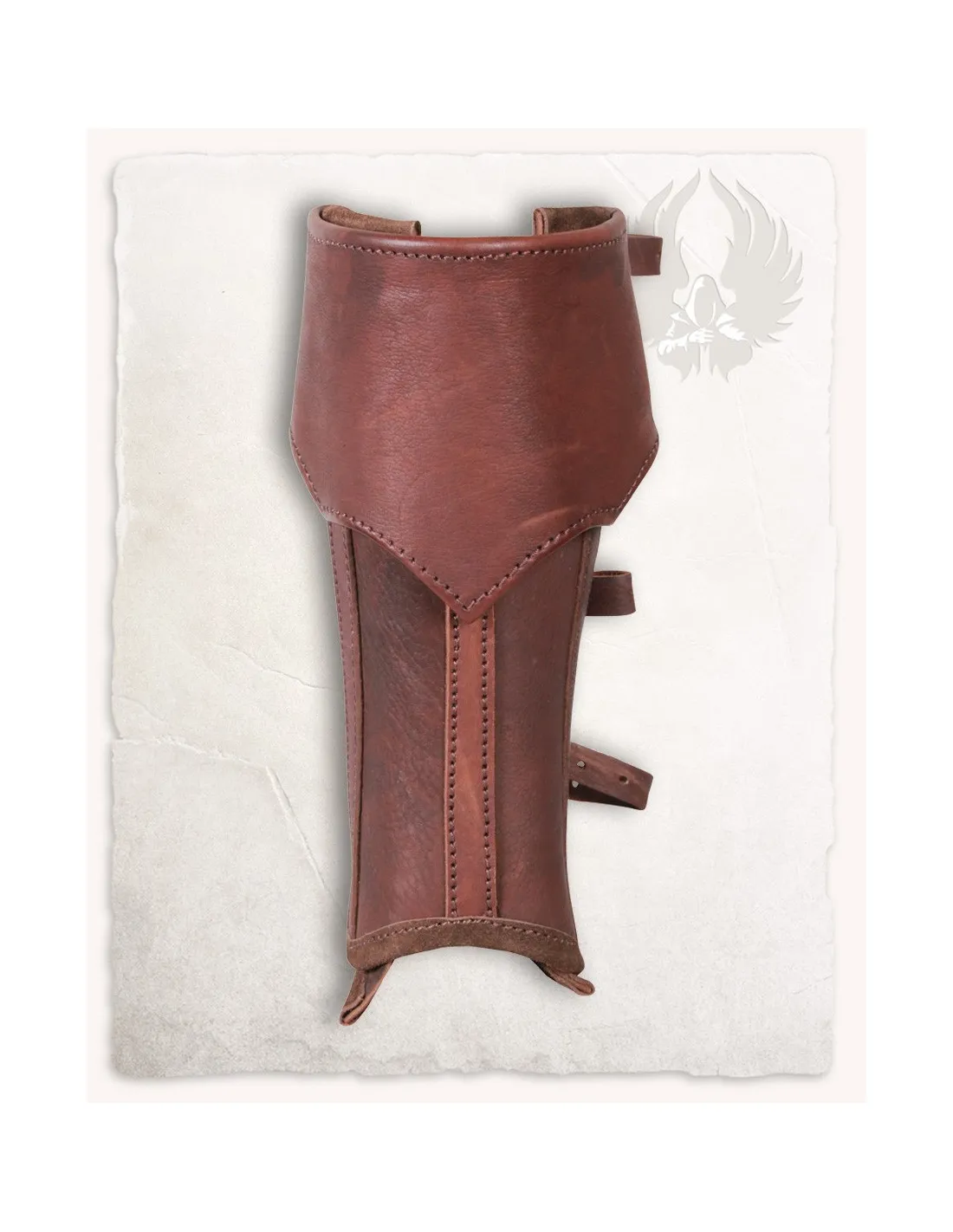 Grebas medievales de cuero marrón modelo Randulf