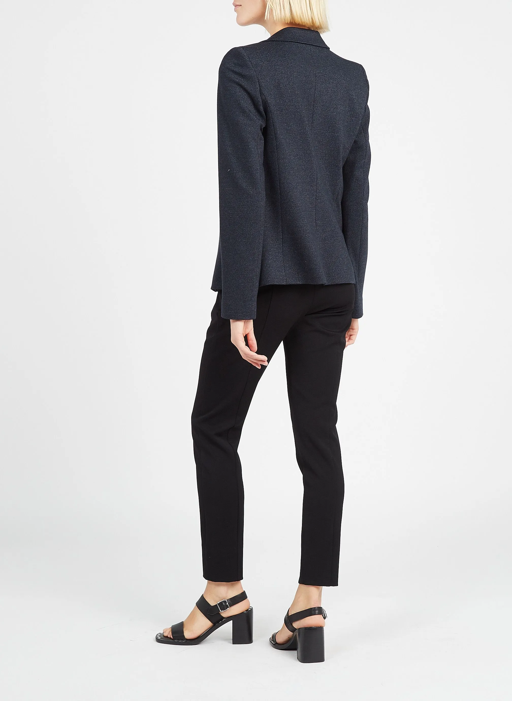 IKKS Pantalón slim de tejido elástico en negro