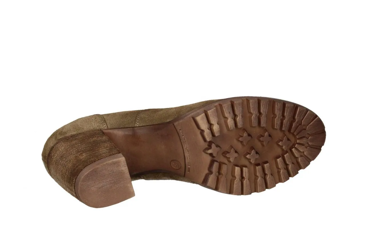 Ingles Nobuck Taupe Medio Pieza Punta