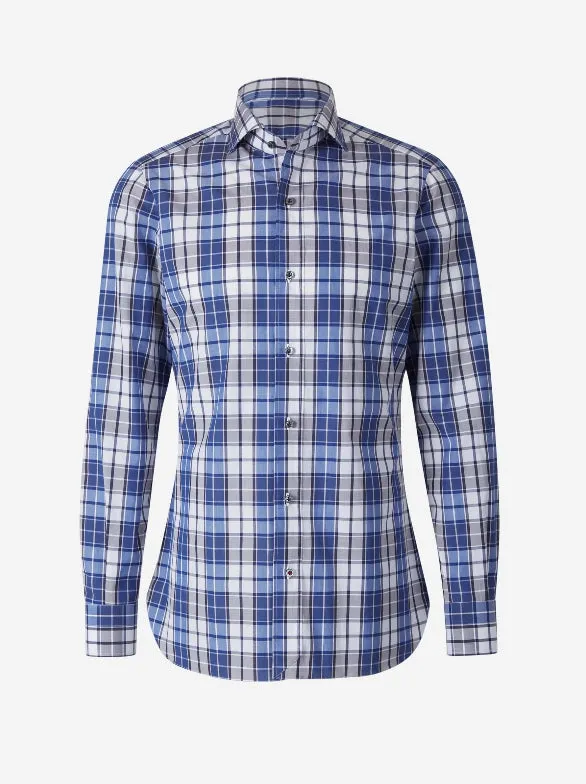 Isaia Camisa Motivo Cuadros