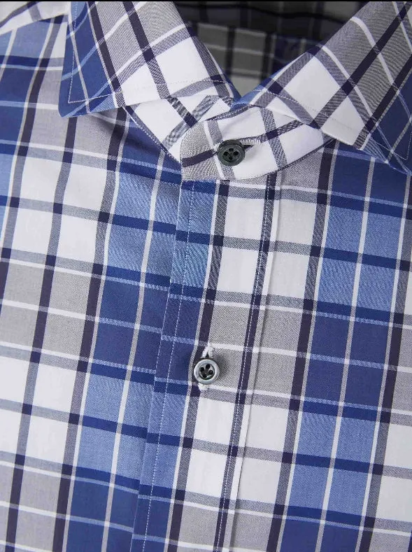 Isaia Camisa Motivo Cuadros