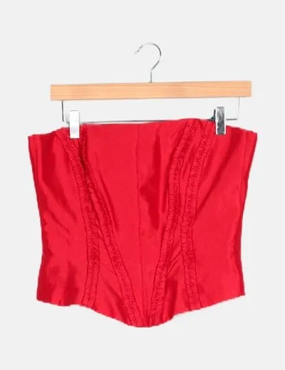 Ivan Moda Corset rojo combinado