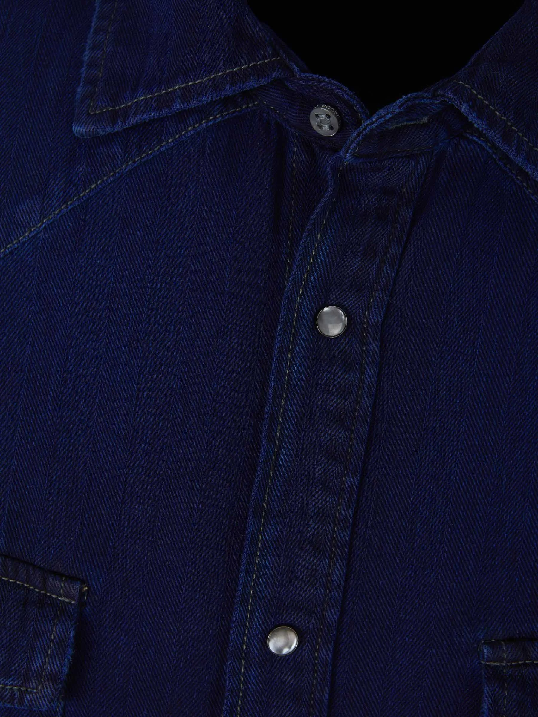 Jacob Cohën Camisa Denim Bolsillos