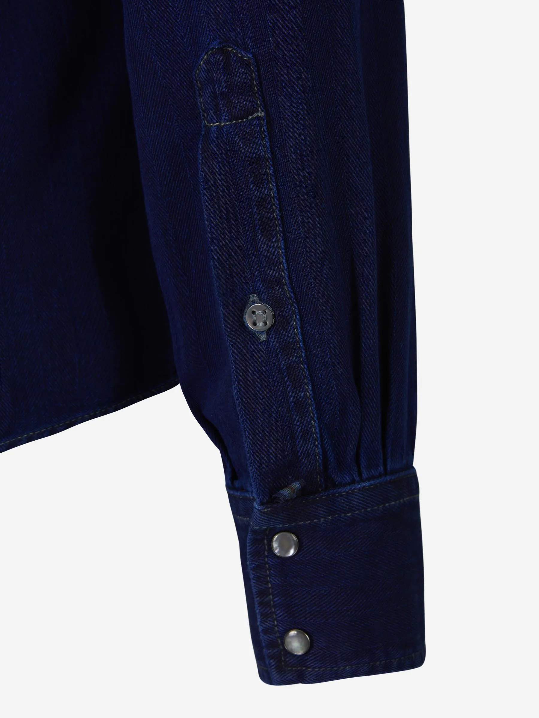 Jacob Cohën Camisa Denim Bolsillos