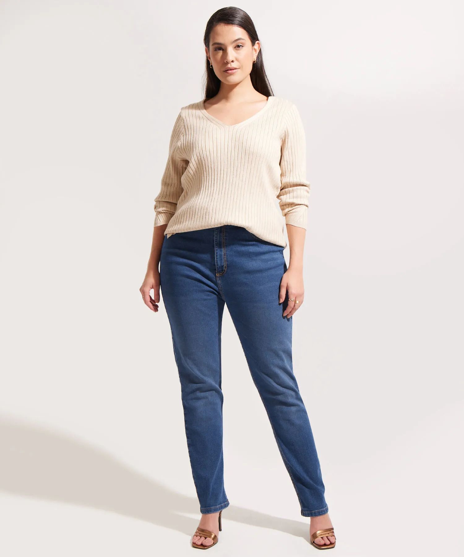 JEAN FIT STRAIGHT TONO AZUL MEDIO