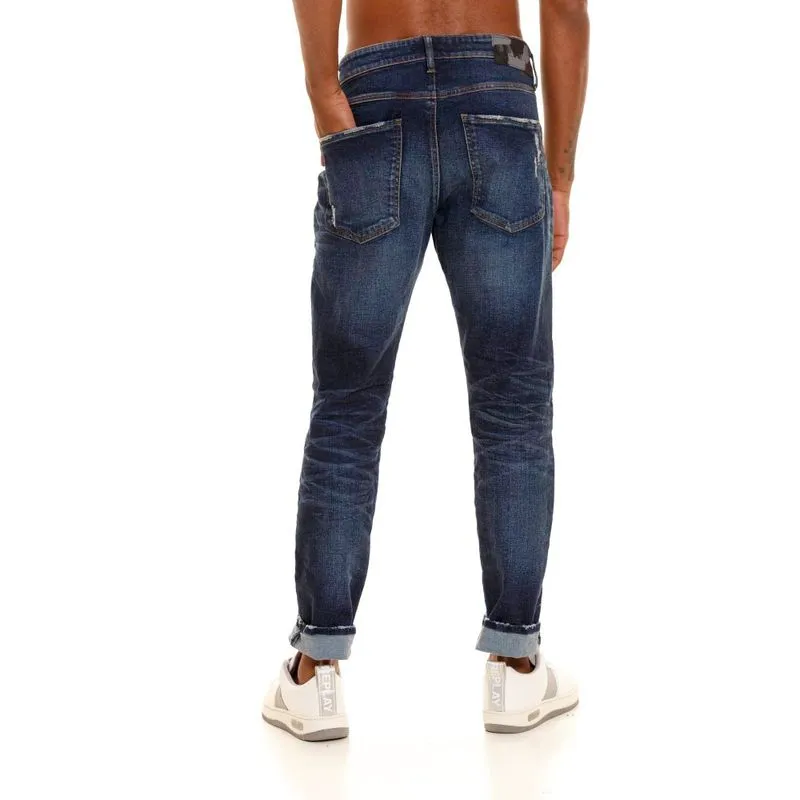 Jean Stretch Palmer Para Hombre Pilatos