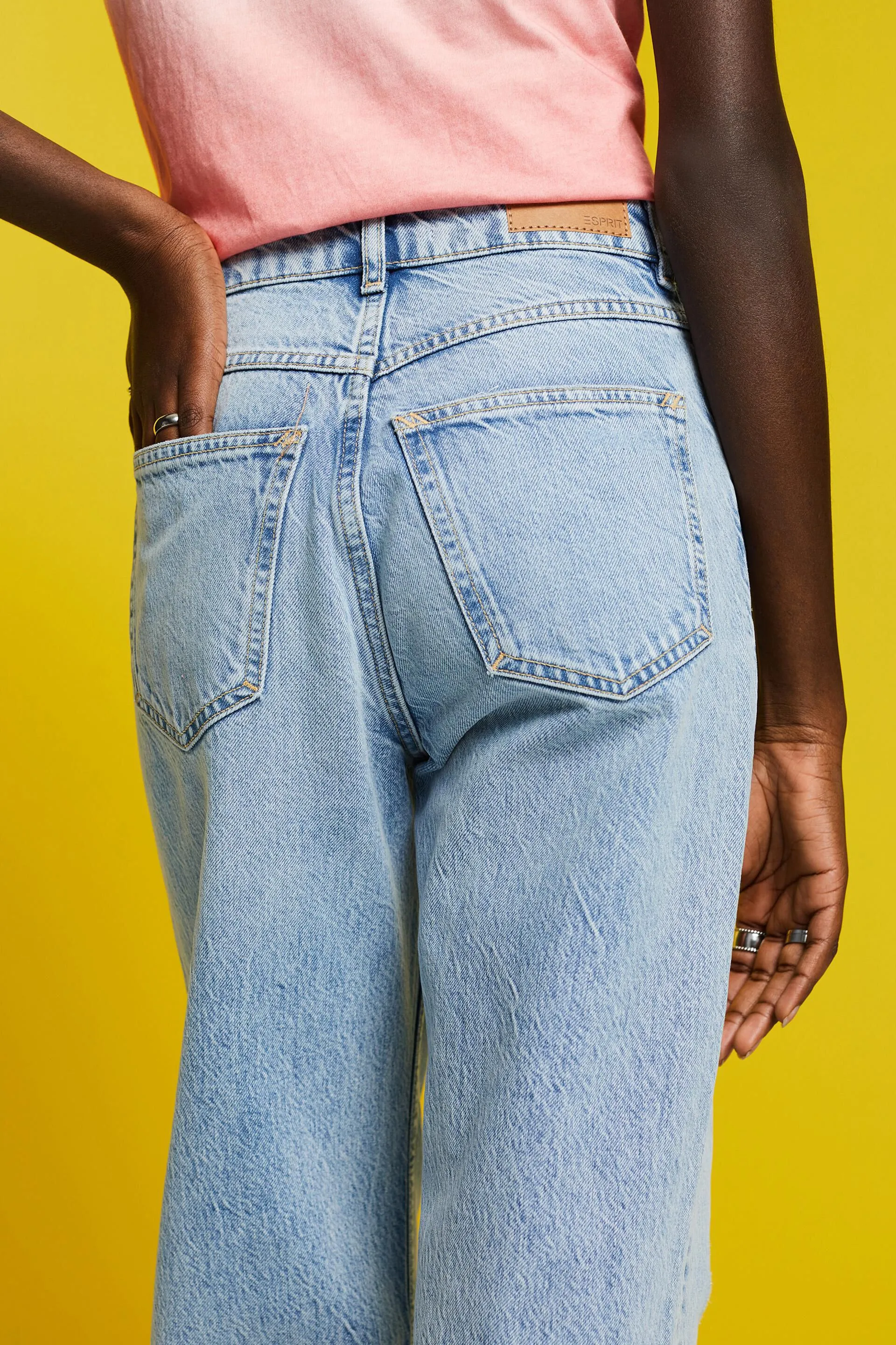 Jeans straight fit estilo años 80
