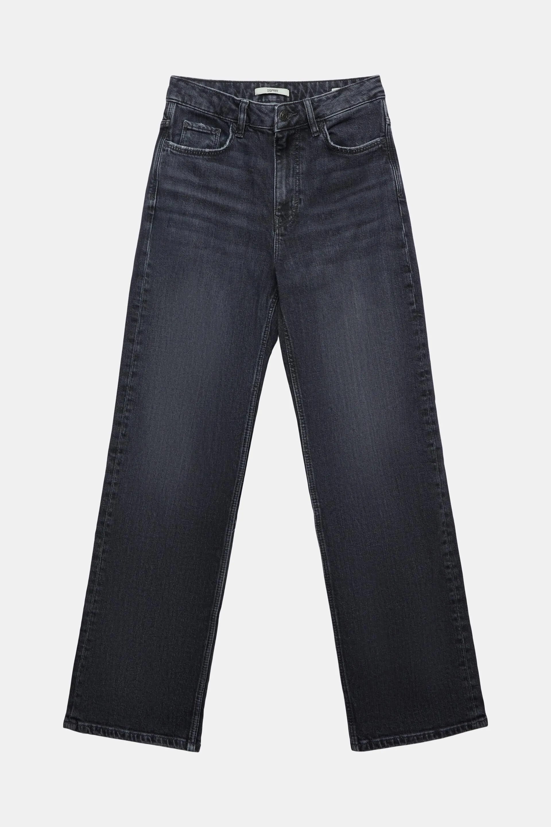 Jeans straight fit tobilleros estilo años 80